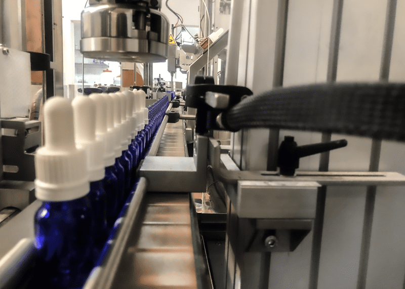 Pure Production - CBD Oil bottling plant
