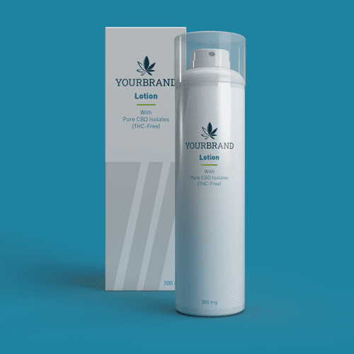 Pure Production White Label Packshot - Lotion with CBD Isolates